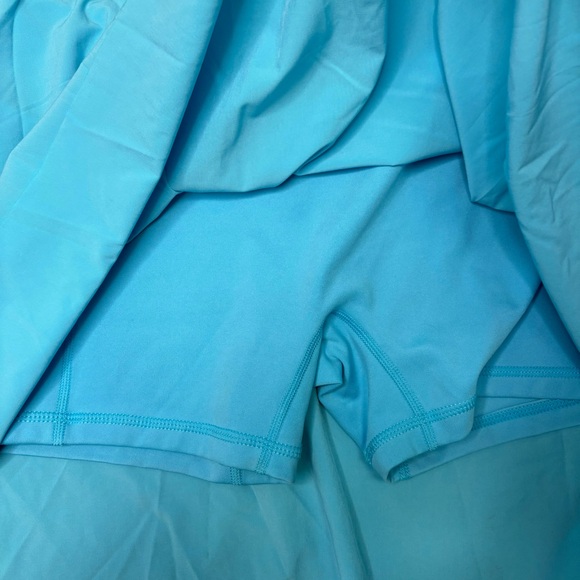 NWT Nike Dri-Fit Long Pleated Golf Skort Tennis Skirt DX1425-416 Blue Women M - Picture 3 of 7